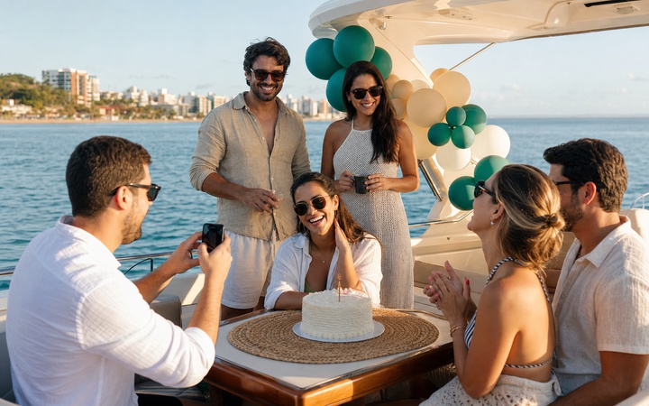 Aniversário a bordo: por que comemorar em uma lancha